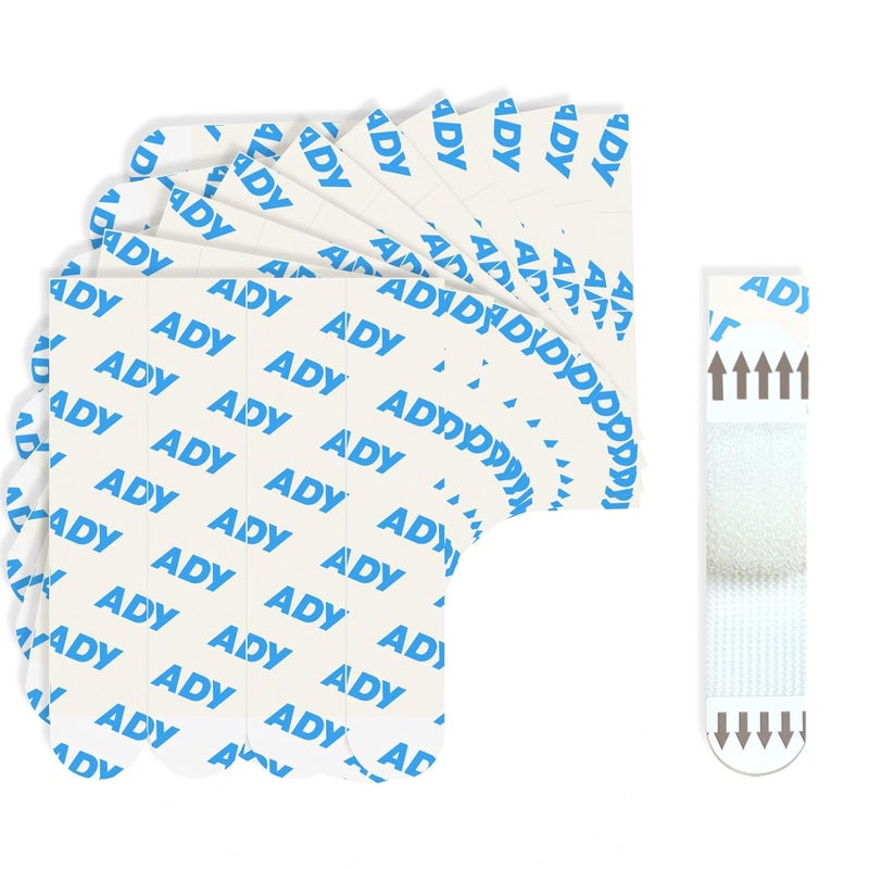 ADY Picture Hanging Strips Heavy Duty 40Pairs，Damage Free Removable Picture Hangers, Refill Adhesive Strips for Rent Room, Hook and Loop Strips Mounting Tape for Painted Wall - Image 1
